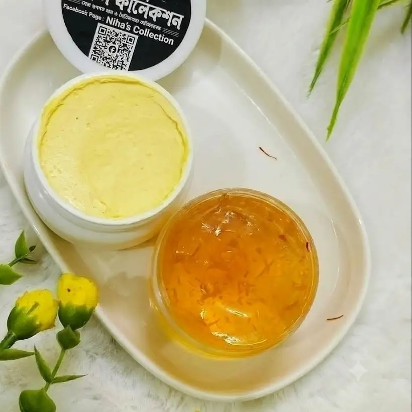 Saffron Night Care Duo (Night Cream + Saffron Gel)